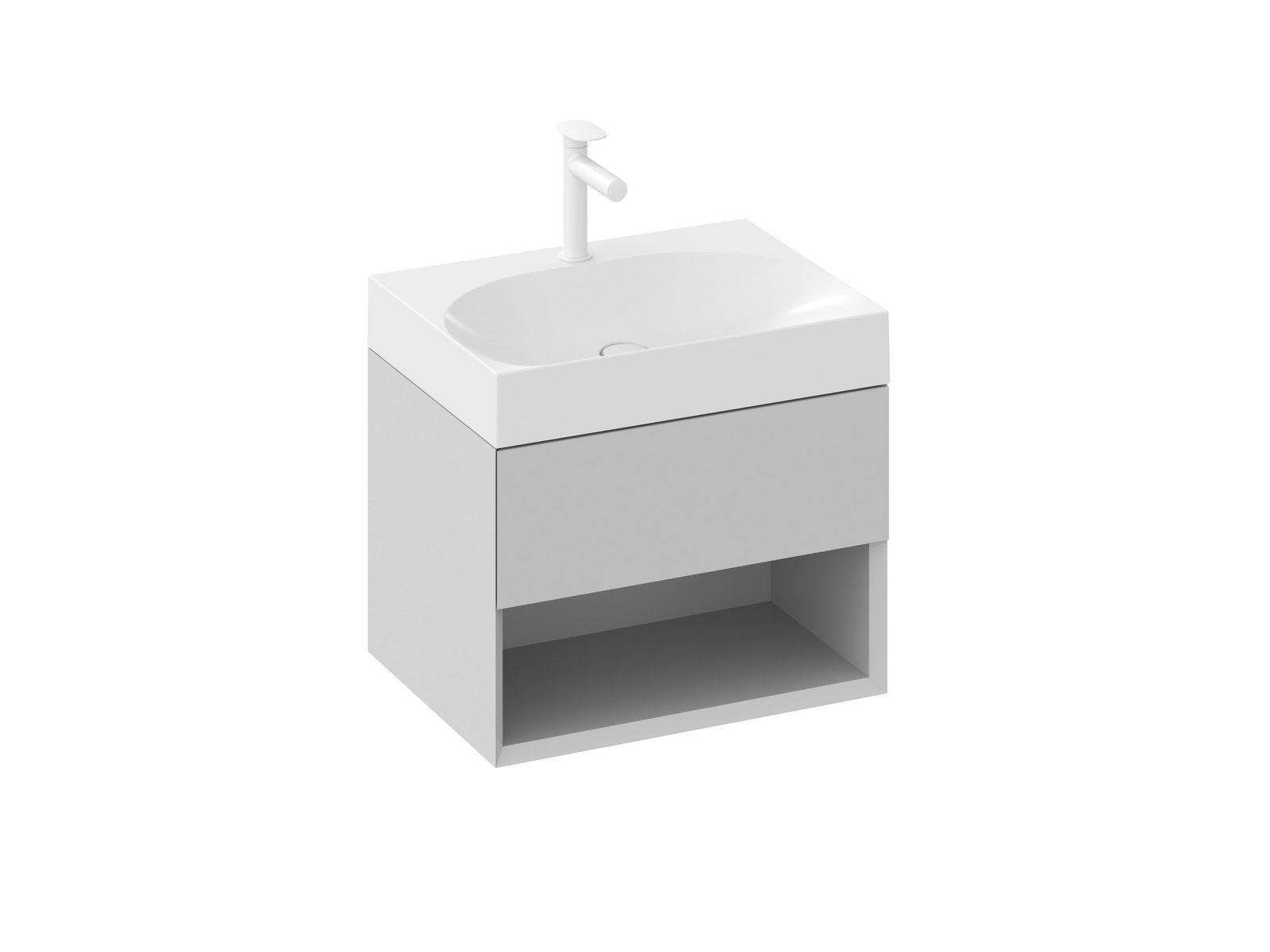 Ravak Lite Kabinett 60x45x43 cm Unterschrank hängend grau X000001859