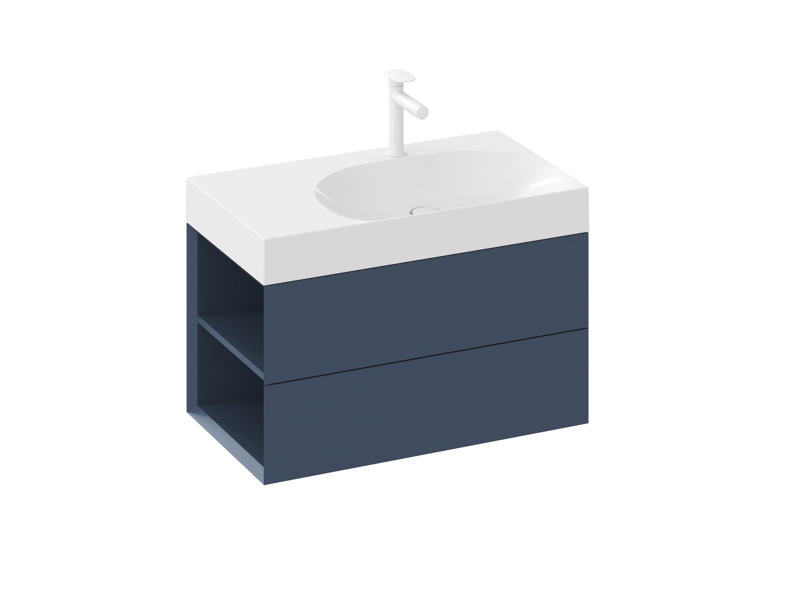 Ravak Lite Kabinett 80x45x43 cm Unterschrank hängend blau X000001875