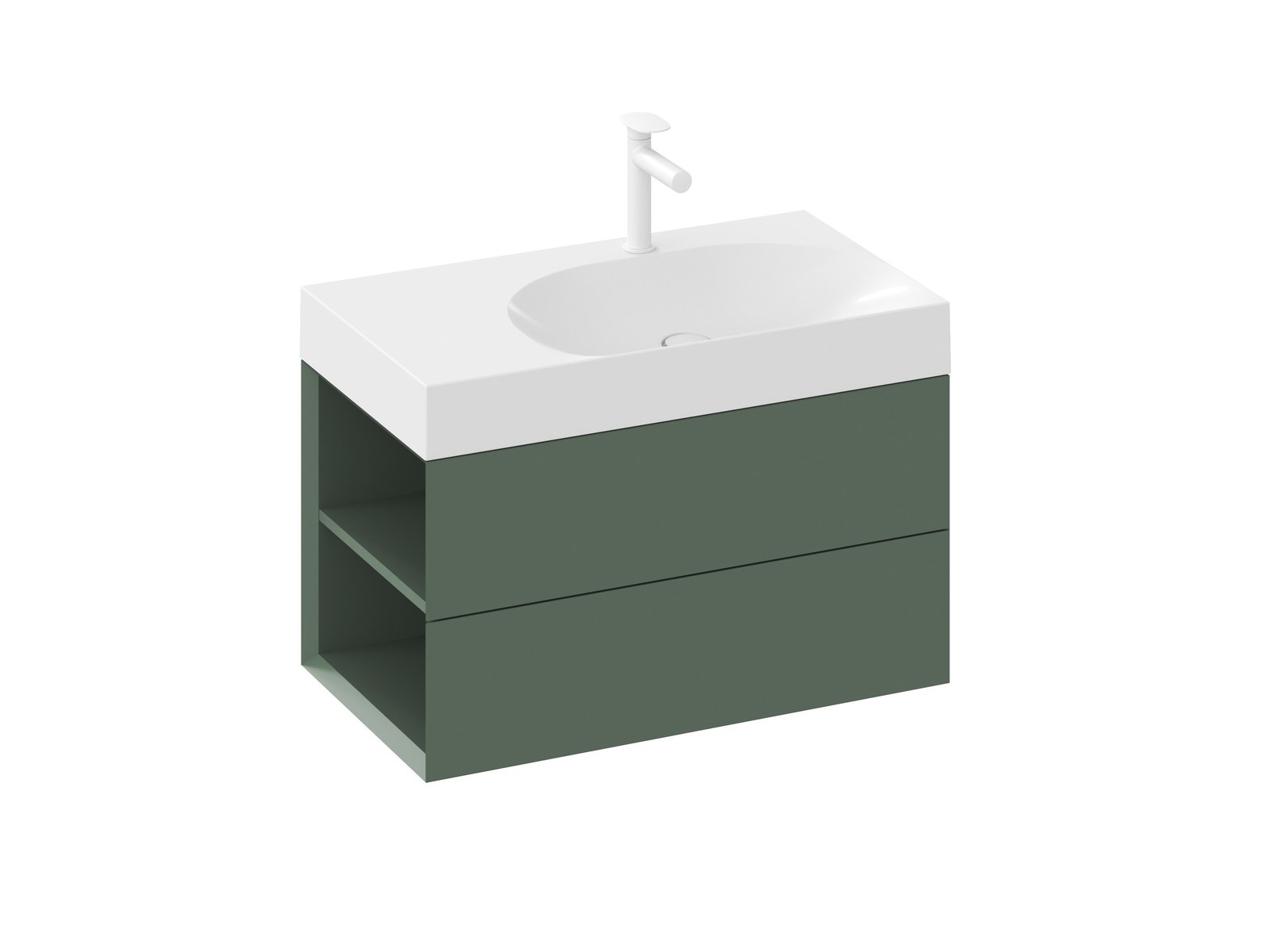 Ravak Lite Kabinett 80x45x43 cm Unterschrank hängend grün X000001876