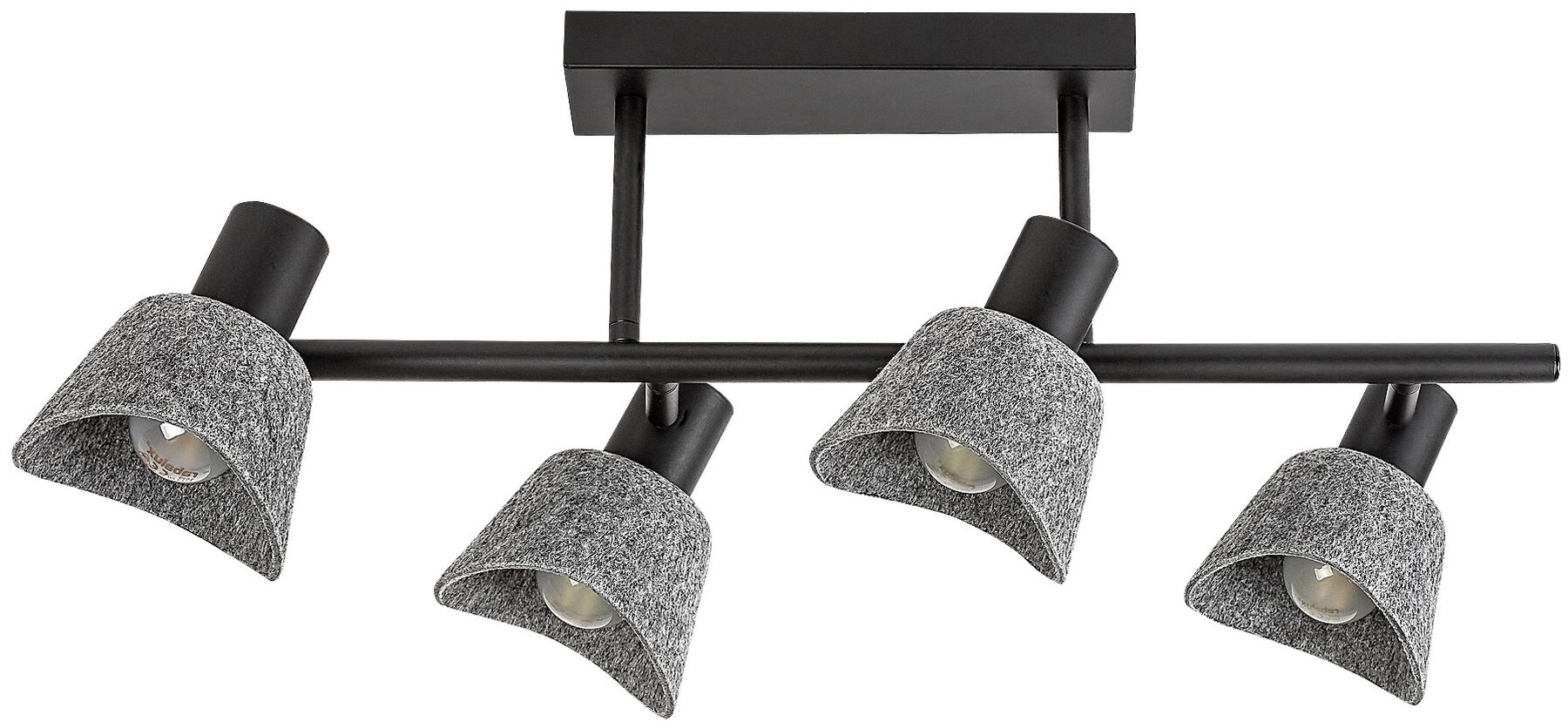 Rabalux Farelia Deckenlampe 4x10 W schwarz-grau 73010