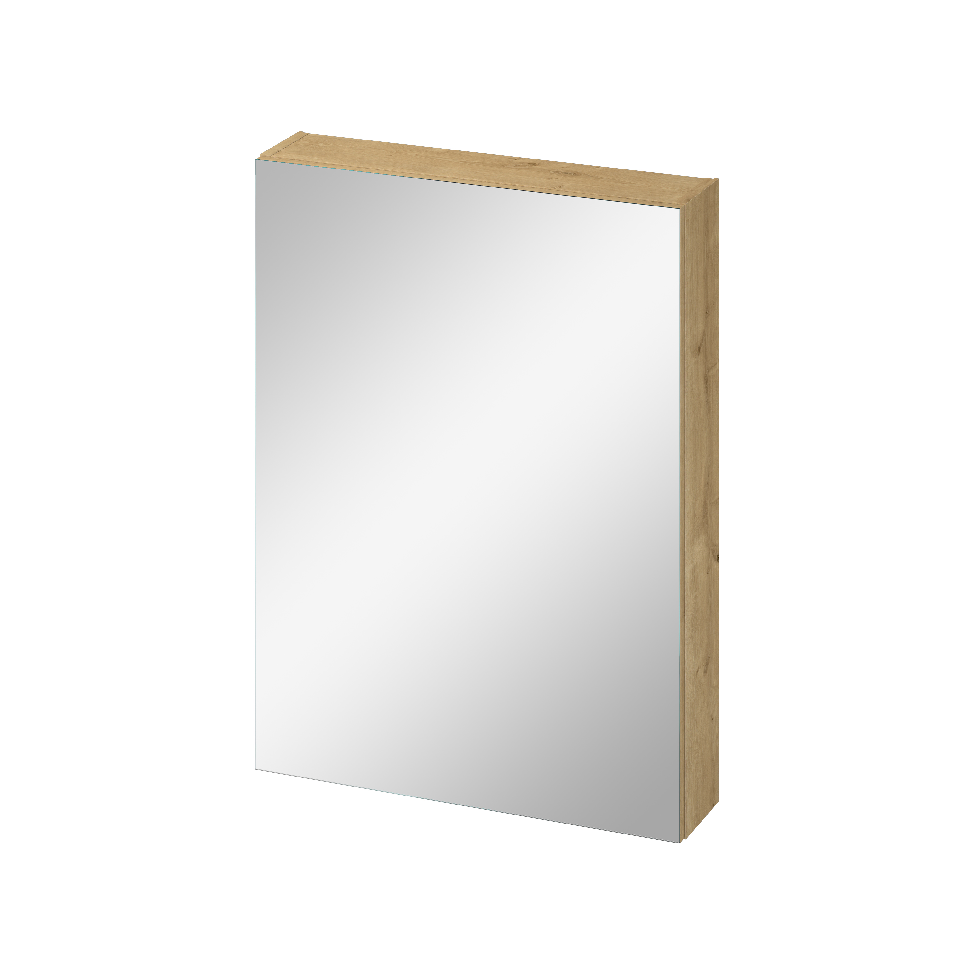 Cersanit City Kabinett 59.4x14.1x80 cm Spiegelschrank eiche S584-115