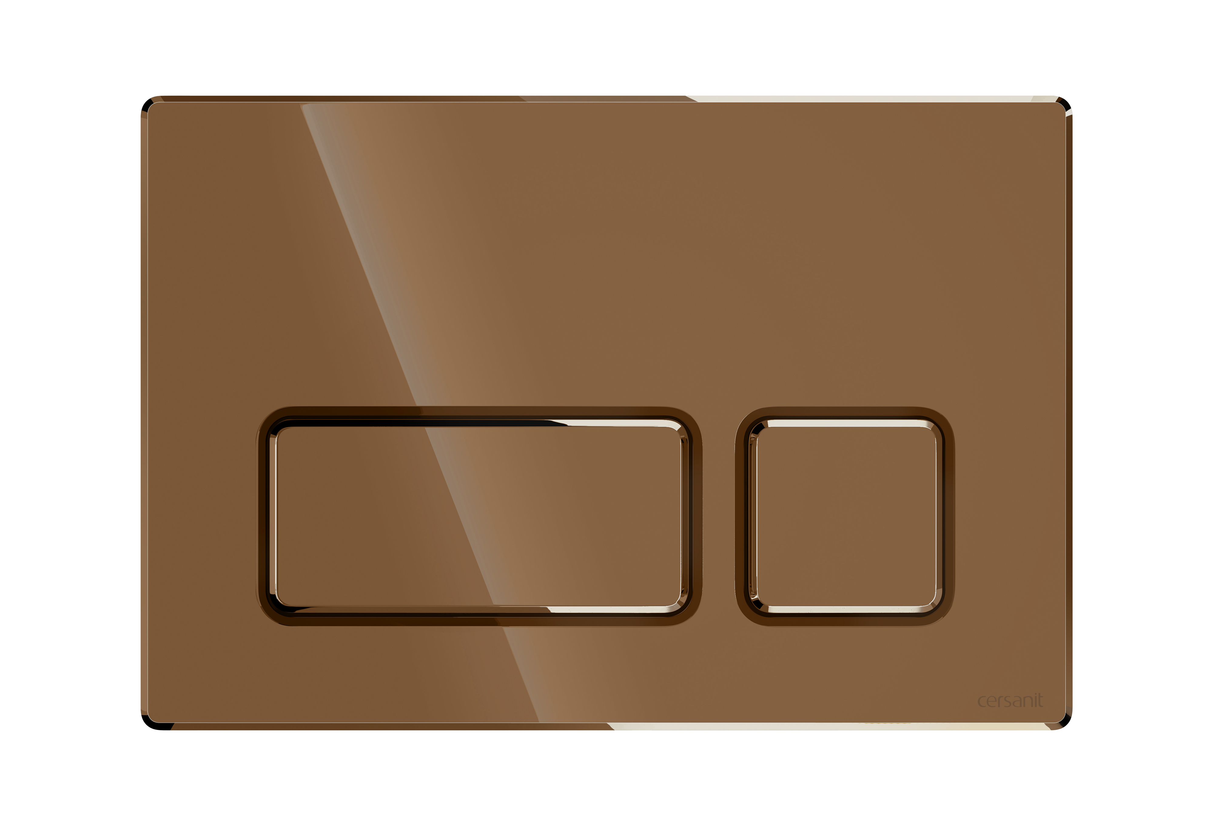 Cersanit Block Betätigungsplatte für Toilette kupfer K97-0453