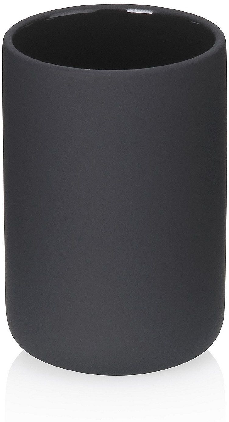 Kela Sana Zahnputzbecher schwarz KE-23958