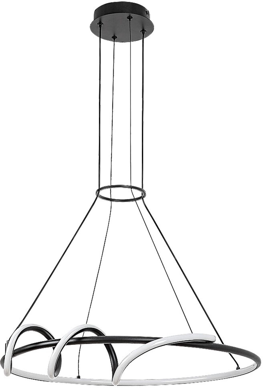 Rabalux Menazi Intelligente Hängelampe 1x46 W weiß-schwarz 72022