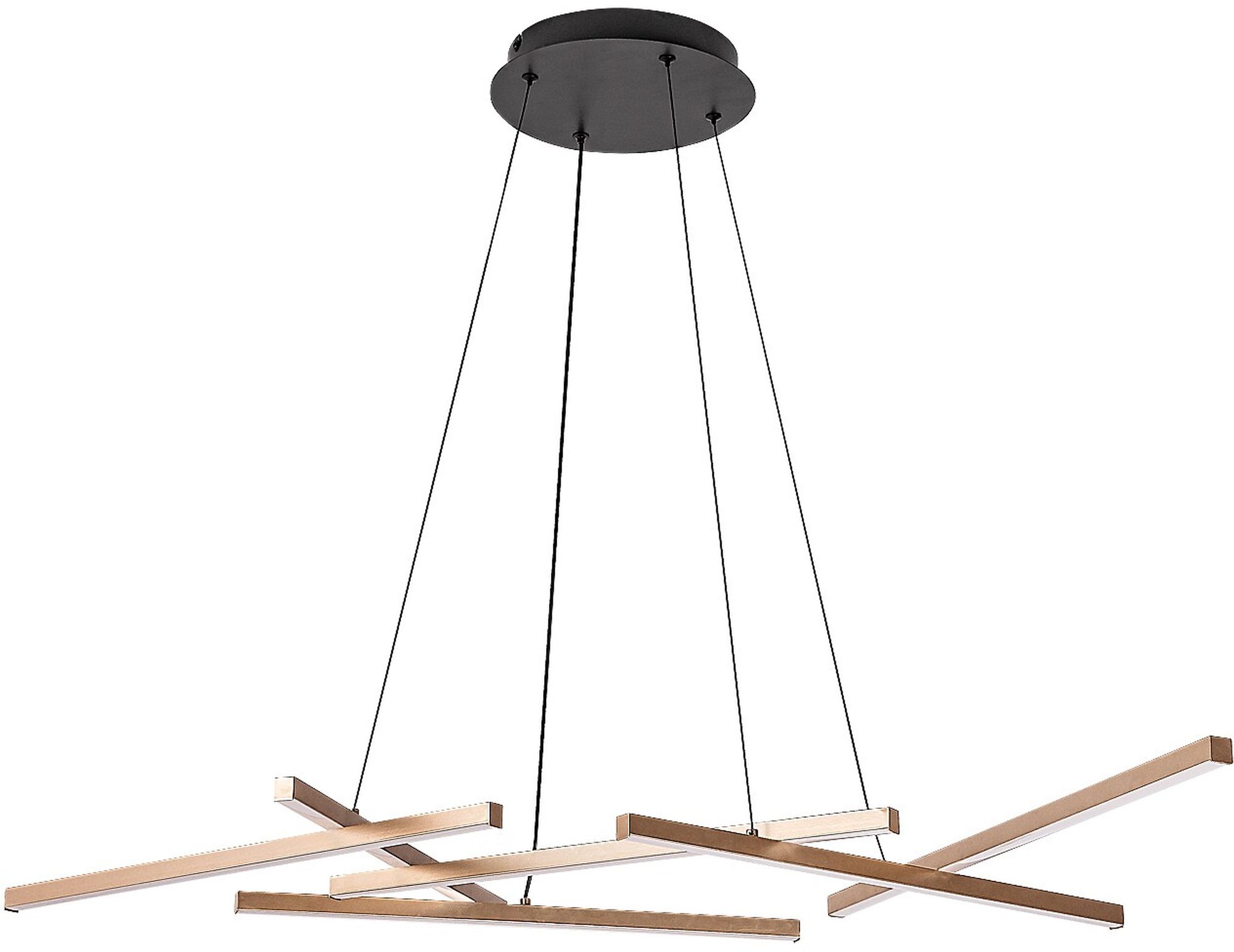 Rabalux Severine Intelligente Hängelampe 5x40 W weiß-schwarz-gold 72369