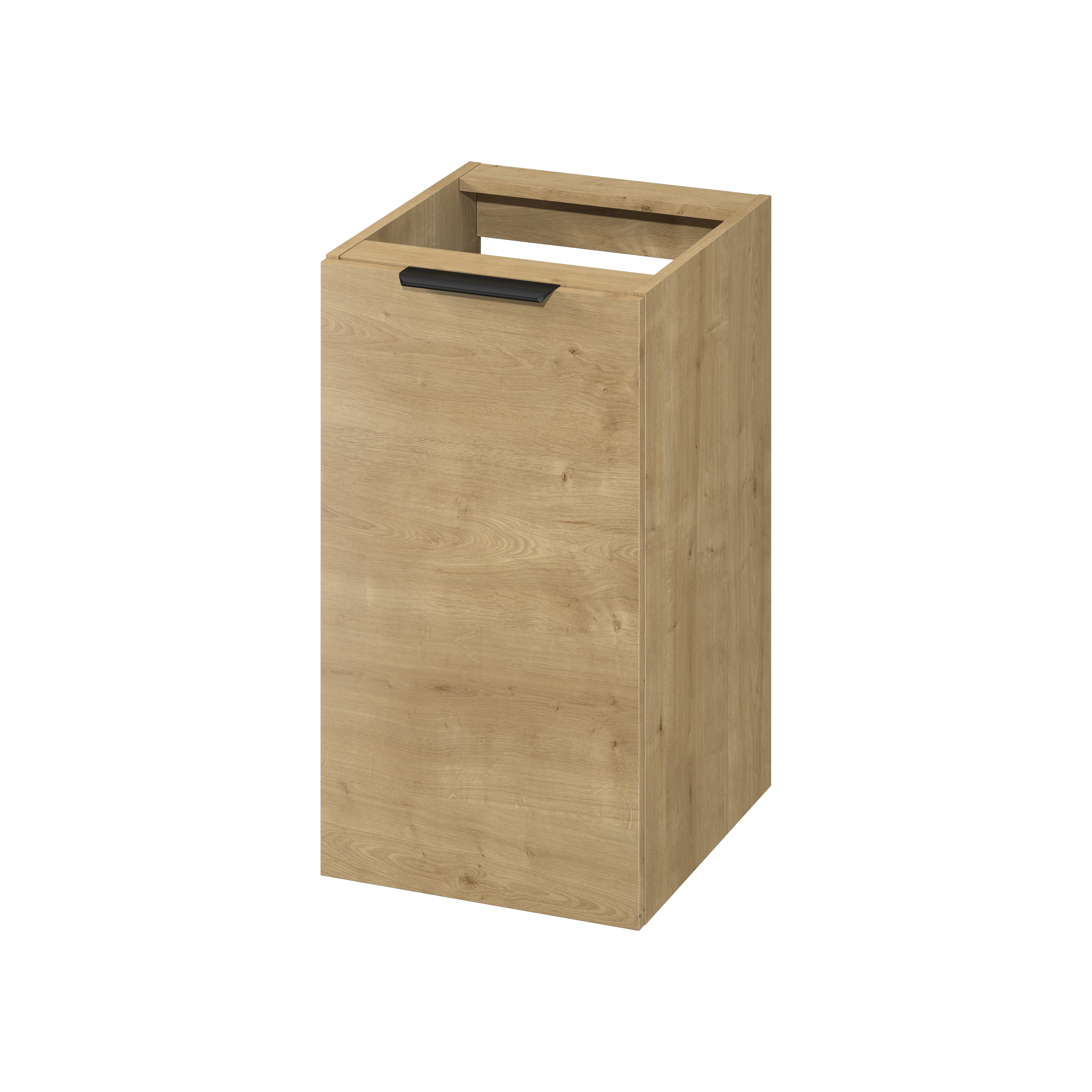 Cersanit City Kabinett 40x44.7x71.9 cm Seitenschrank hängend eiche S584-116