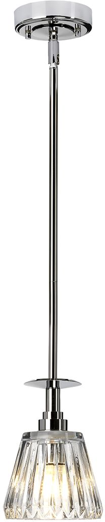 Elstead Lighting Agatha Pendelleuchte 1x3 W chrom BATH-AGATHA1P-PC