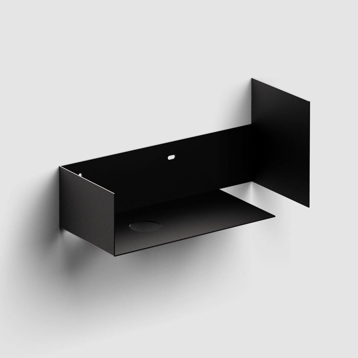 Clou Flush Konsole 44x18x20.5 cm Unterschrank hängend schwarz CL/07.36.032.21