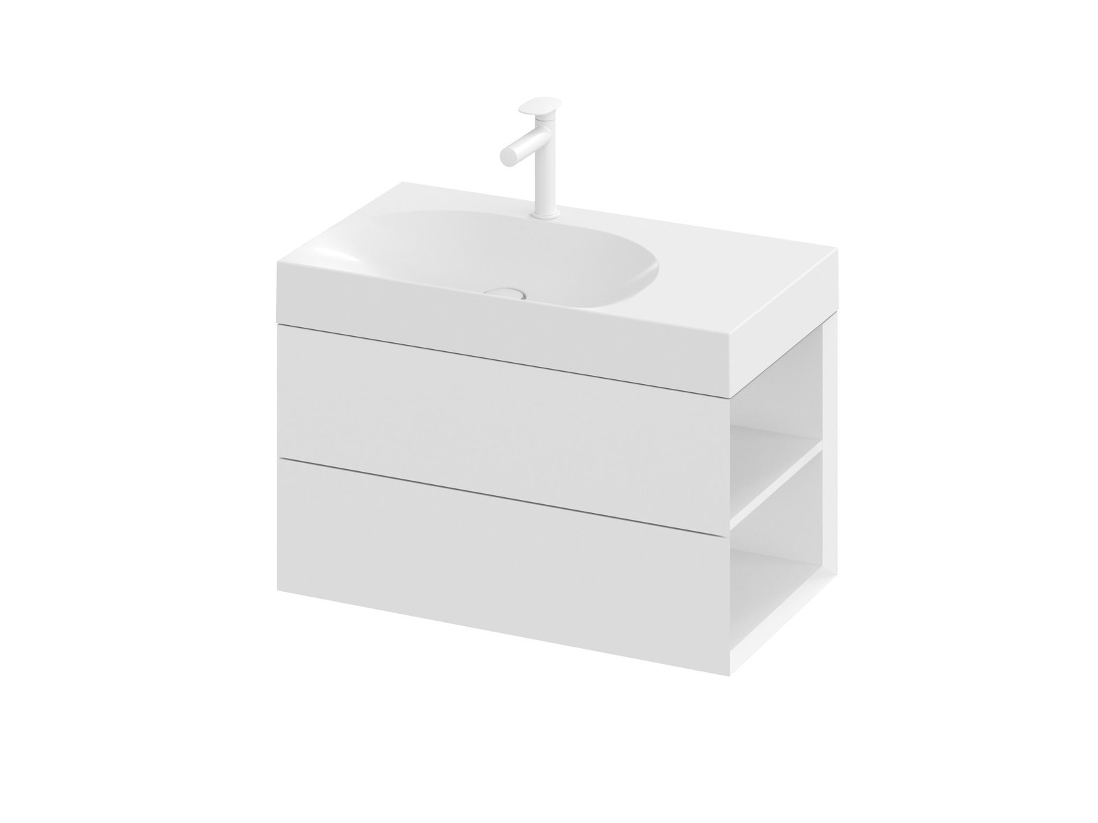 Ravak Lite Kabinett 80x45x43 cm Unterschrank hängend weiß X000001885