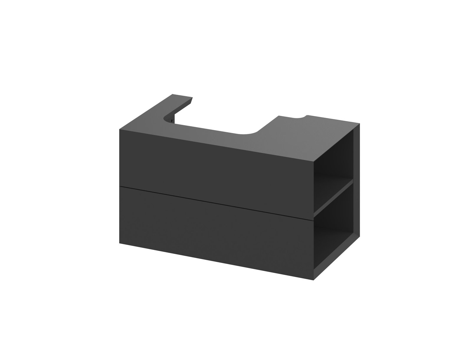 Ravak Lite Kabinett 80x45x43 cm Unterschrank hängend schwarz X000001886