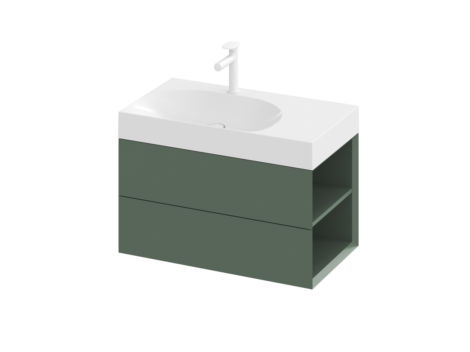 Ravak Lite Kabinett 80x45x43 cm Unterschrank hängend grün X000001888