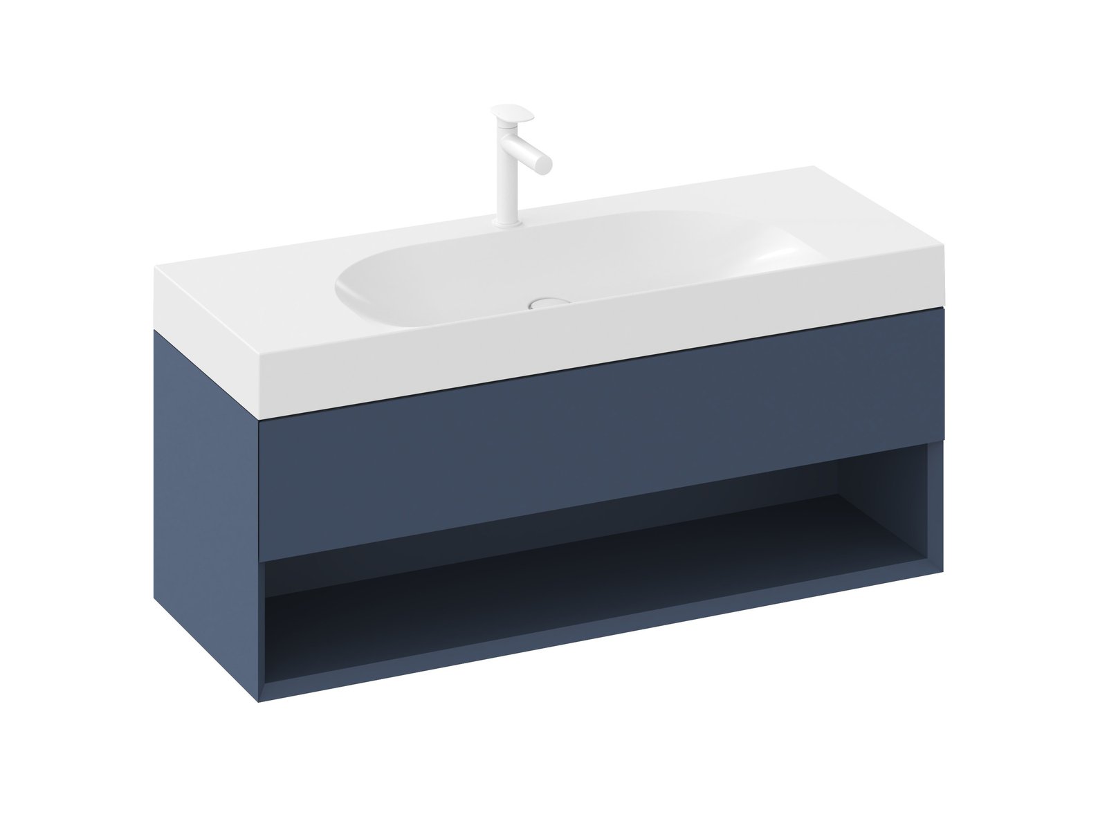 Ravak Lite Kabinett 120x45x43 cm Unterschrank hängend blau X000001869