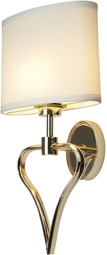 Elstead Lighting Falmouth Leuchter 2x3 W weiß-gold BATH-FALMOUTH-FG