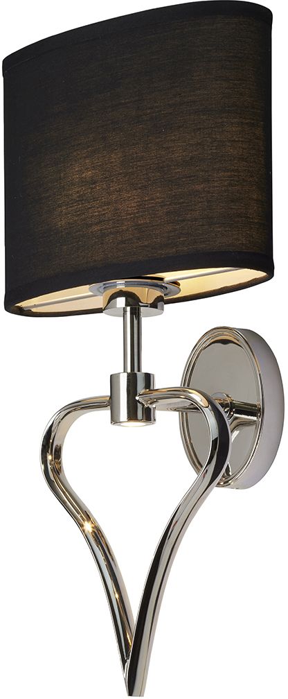 Elstead Lighting Falmouth Leuchter 2x3 W schwarz-chrom BATH-FALMOUTH-PC