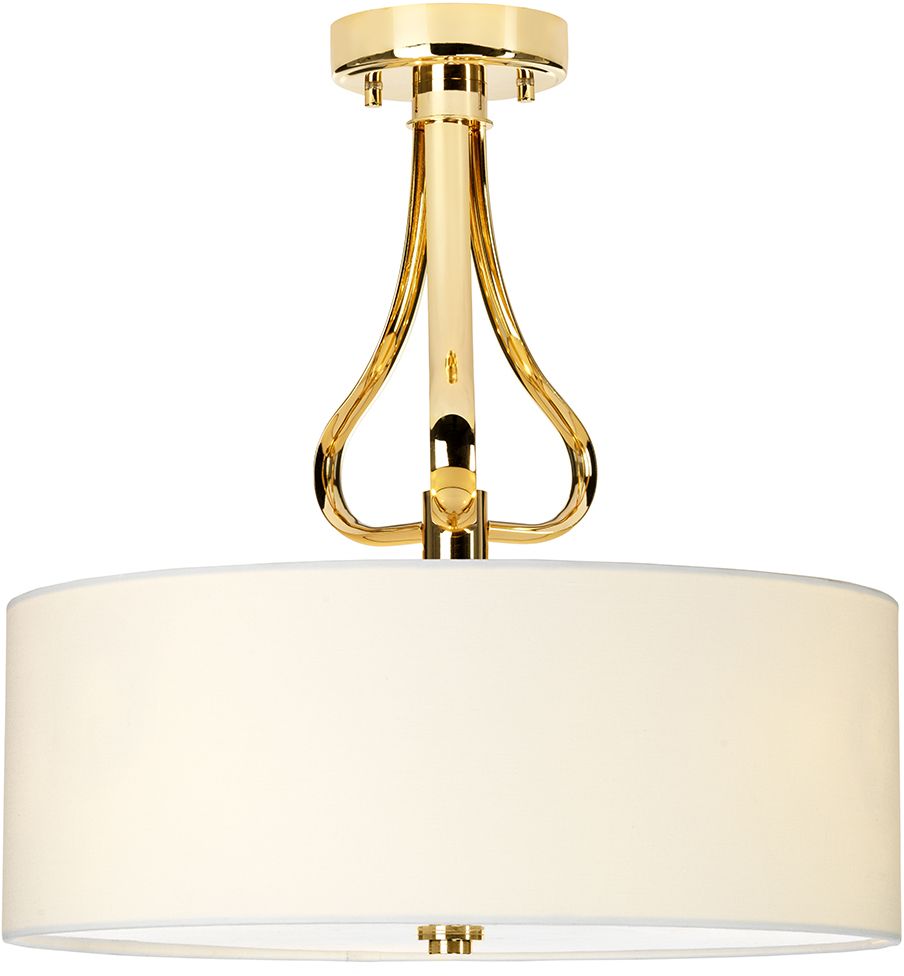 Elstead Lighting Falmouth Pendelleuchte 3x3 W weiß-gold BATH-FALMOUTH-SF-FG