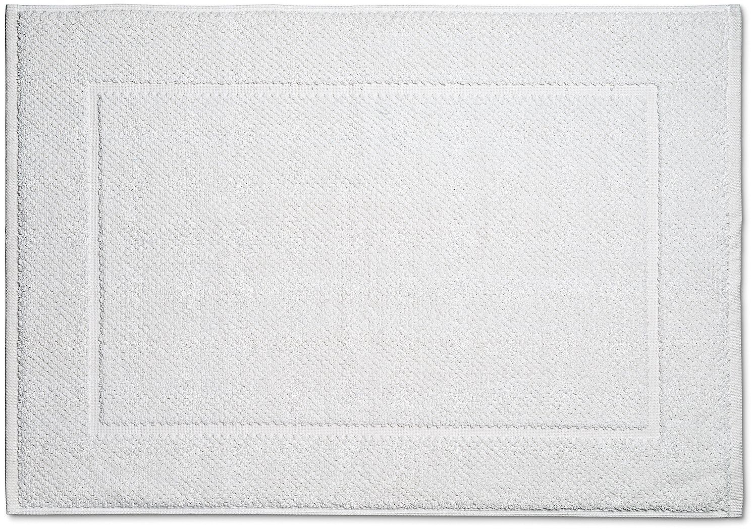 Kela Livana Badezimmerteppich 70x50 cm rechteckig weiß KE-23910