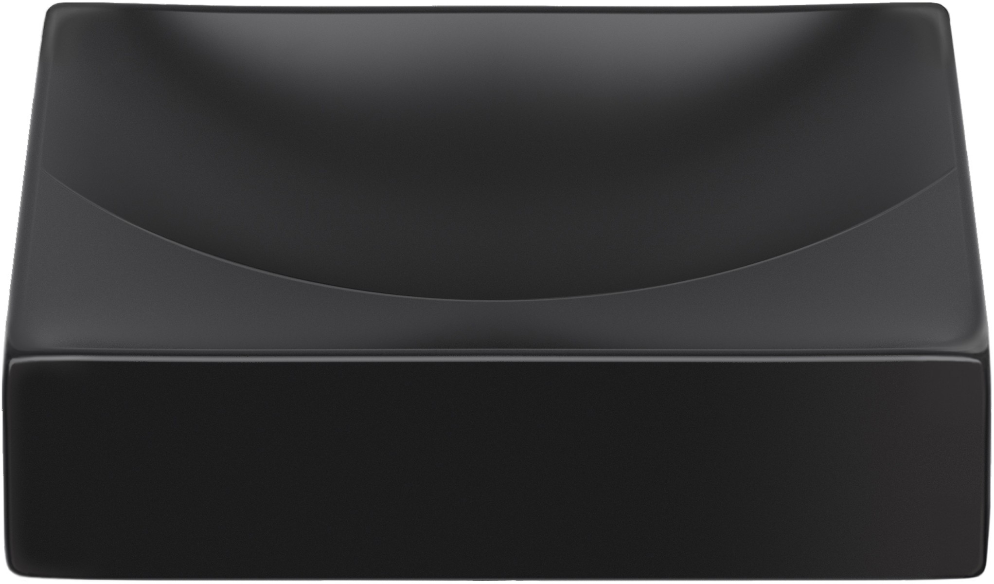 Clou Vale Waschbecken 28x19 cm rechteckig Klassisch-Aufsatzwaschbecken schwarz CL/03.30160