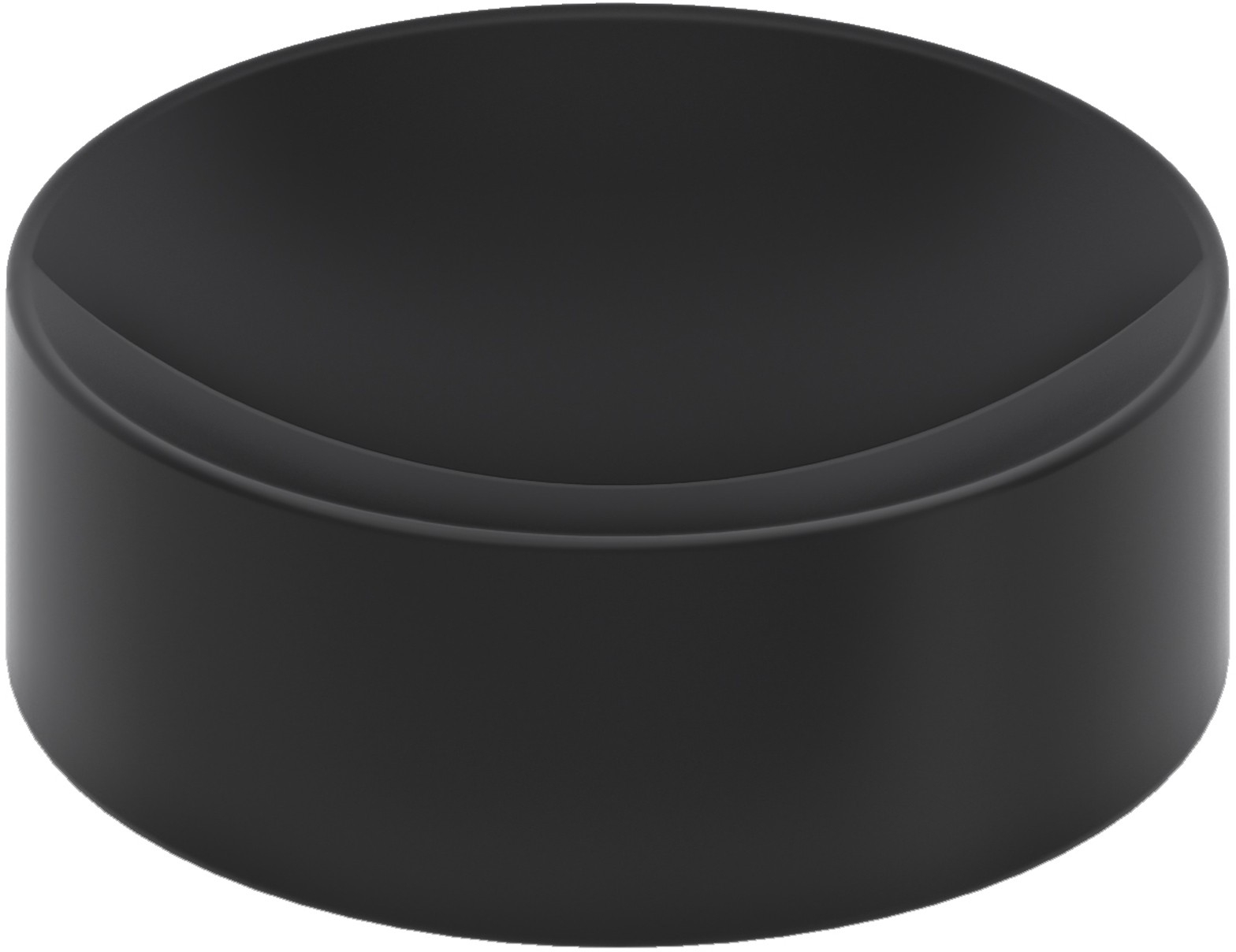 Clou Vale Waschbecken 22x22 cm rund Aufsatzwaschbecken schwarz CL/03.30164