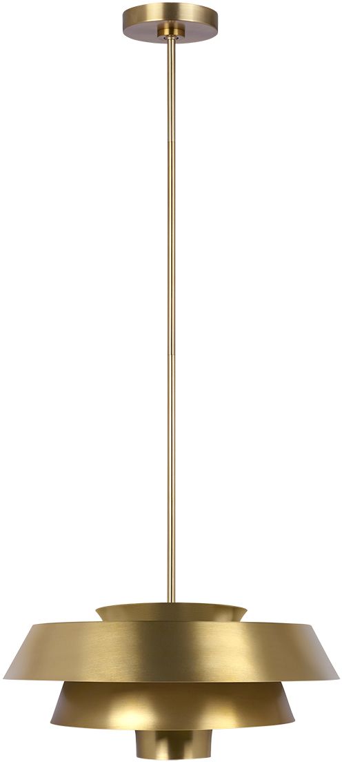 Elstead Lighting Brisbin Pendelleuchte 1x60 W messing FE-BRISBIN-BB