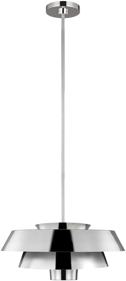 Elstead Lighting Brisbin Pendelleuchte 1x60 W nickel FE-BRISBIN-PN