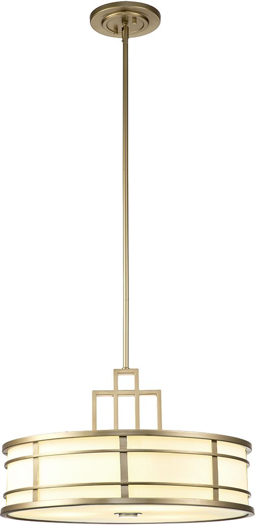 Elstead Lighting Fusion Pendelleuchte 1x60 W messing FE-FUSION-P-L-PNBR