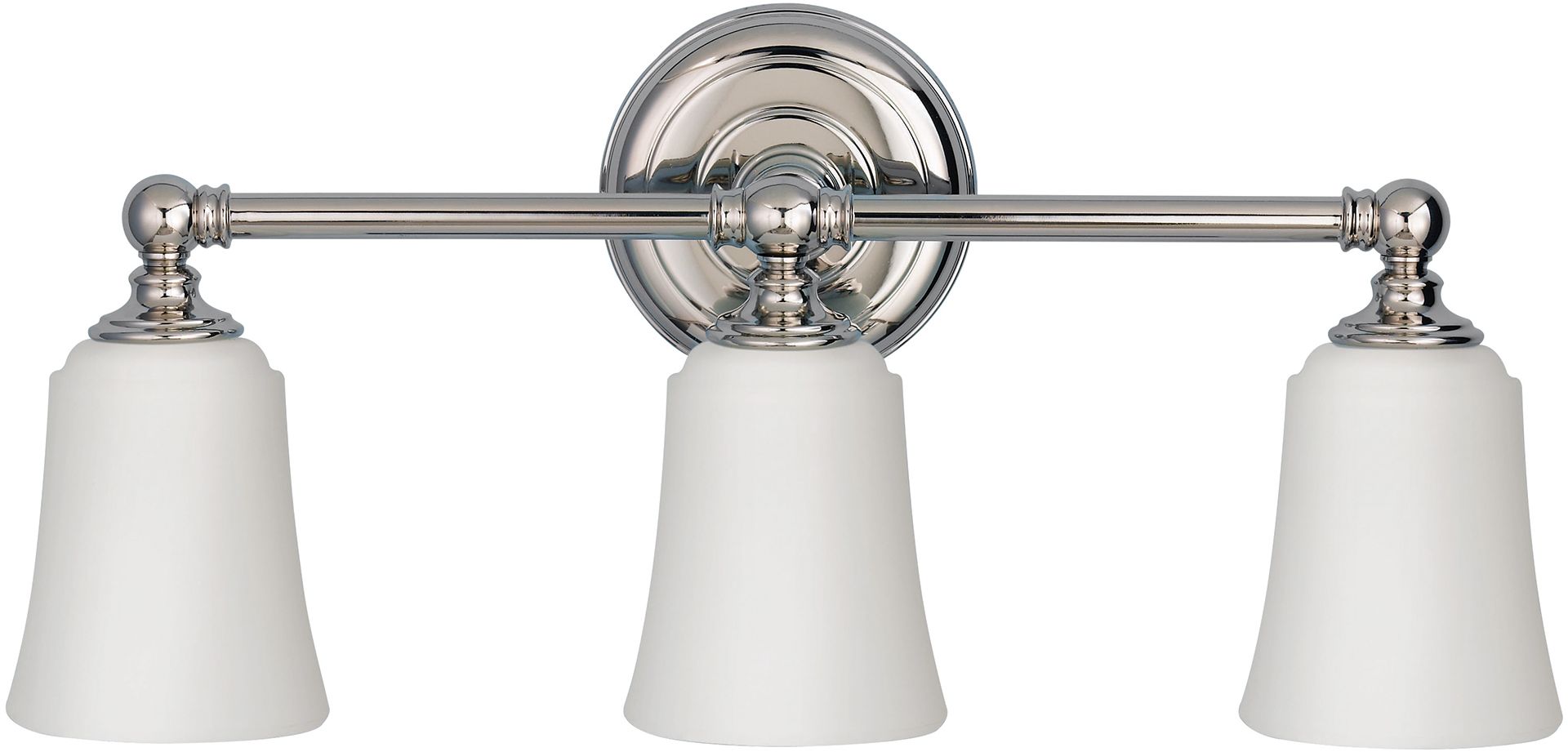 Elstead Lighting Huguenot Lake Leuchter 3x3 W chrom FE-HUGOLAKE3BATH