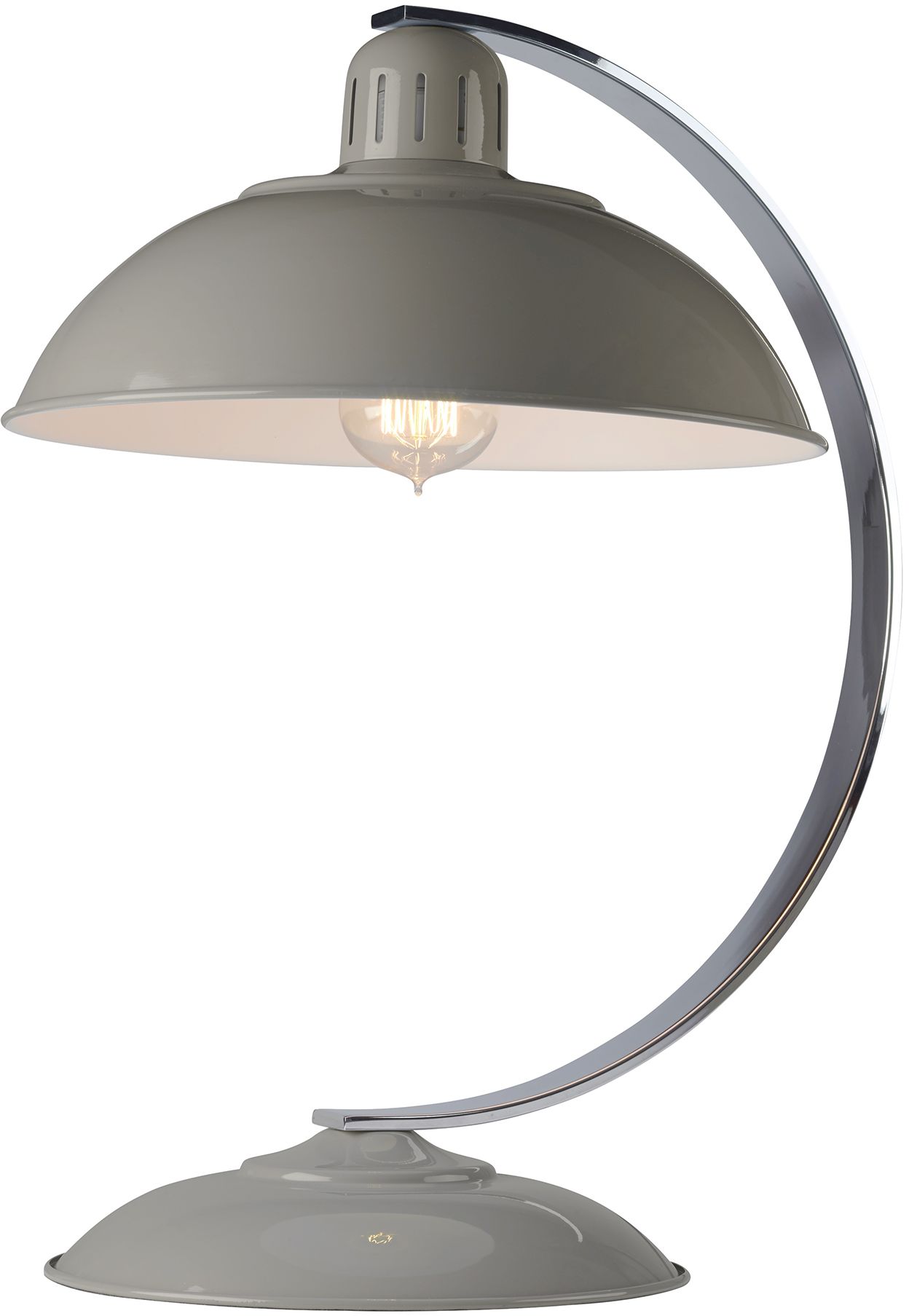 Elstead Lighting Franklin Tischlampe 1x60 W grau FRANKLIN-GREY
