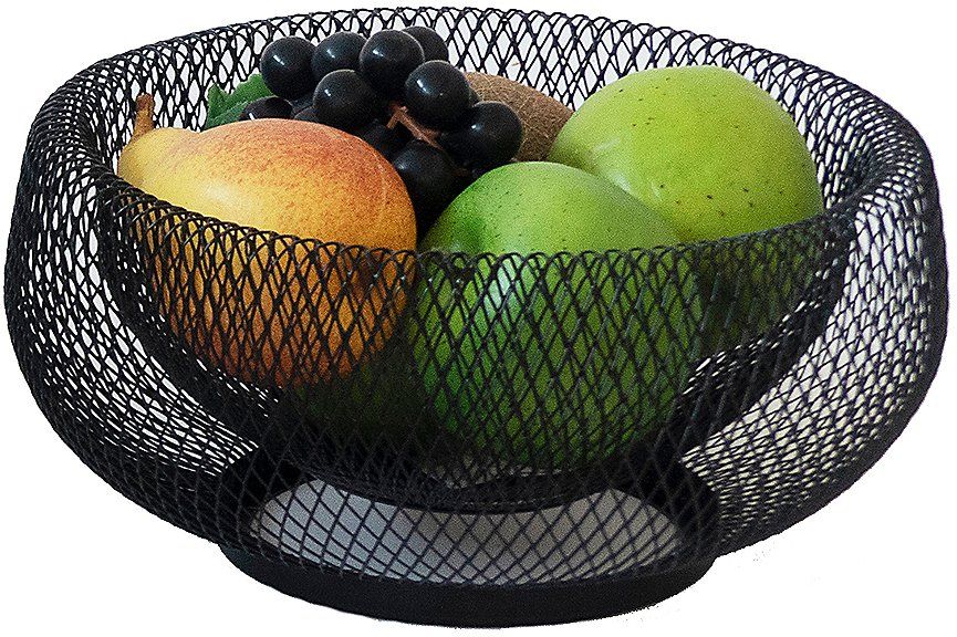 Kela Marlo Früchtekorb xx cm schwarz KE-12511