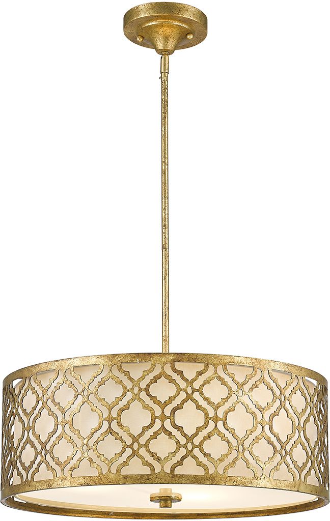 Elstead Lighting Arabella Pendelleuchte 3x60 W gold GN-ARABELLA-P-L