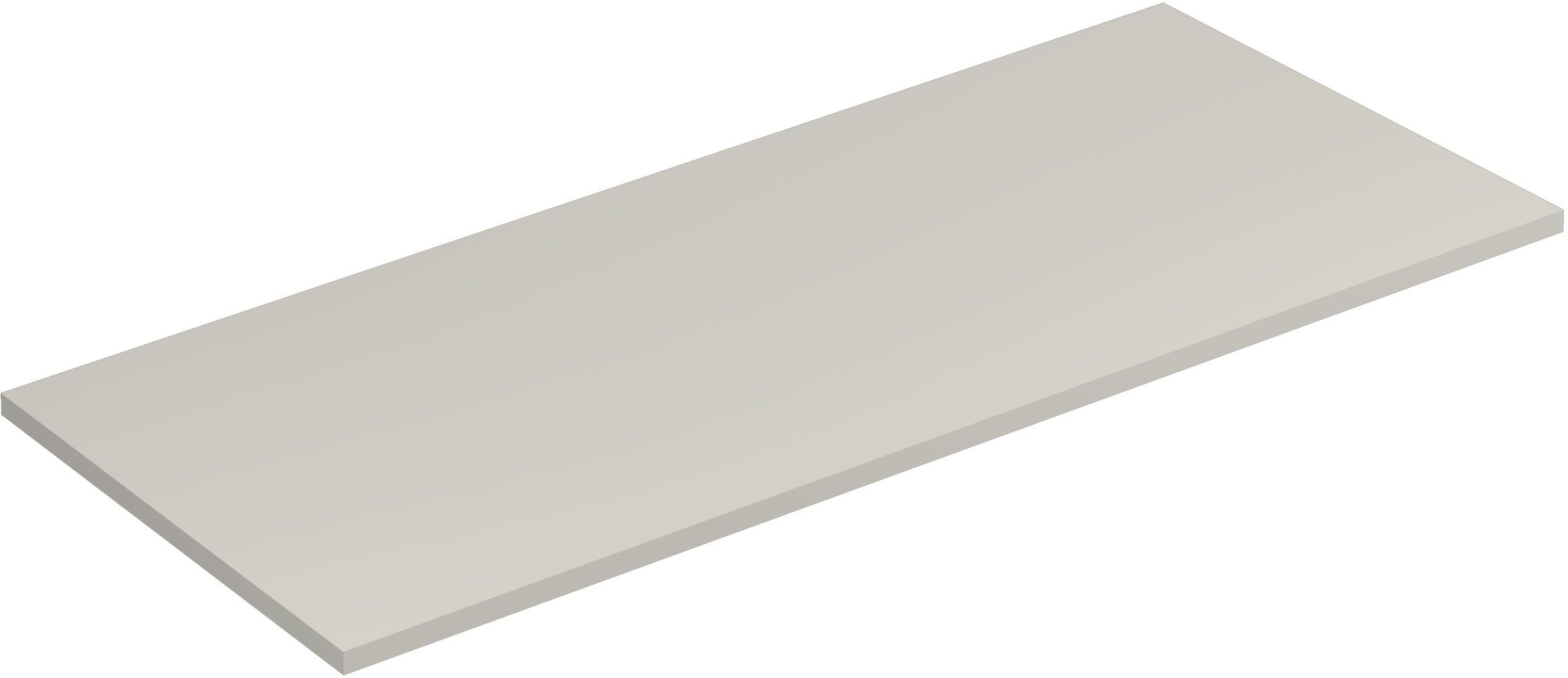 Kludi Icos Naphtha-Arbeitsplatte 120x50 cm grau 50T120O2