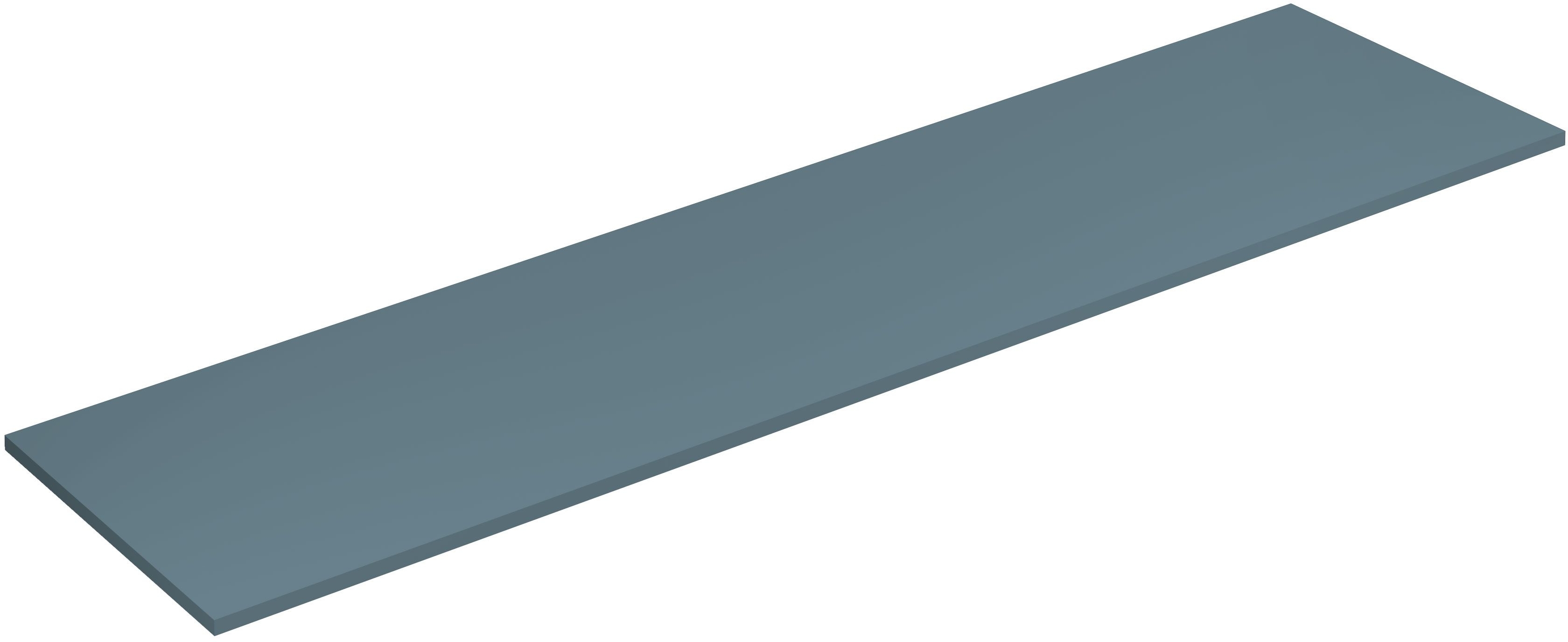 Kludi Icos Naphtha-Arbeitsplatte 200x50 cm blau 50T200O3