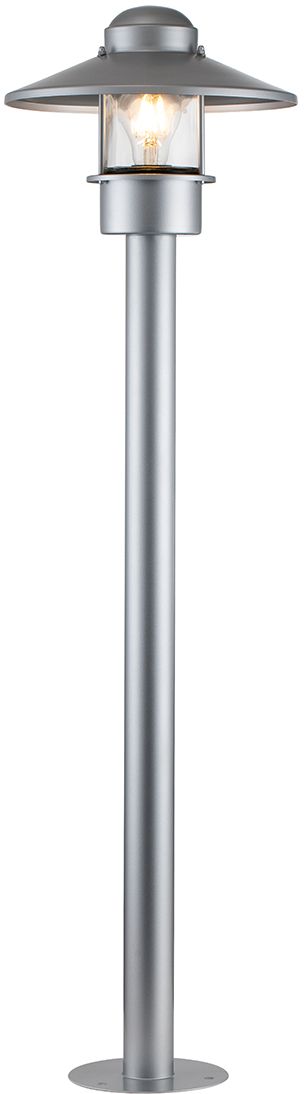 Elstead Lighting Klampenborg Stehleuchte für den Außenbereich 1x60 W silber KLAMPENBORG-BOL-SIL