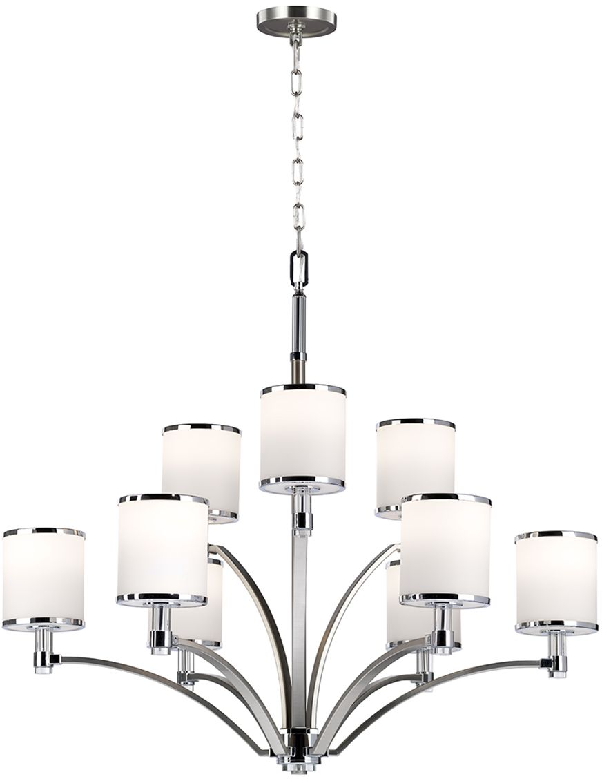 Elstead Lighting Prospect Park Pendelleuchte x60 W chrom-nickel FE-PROSPECT-PARK9