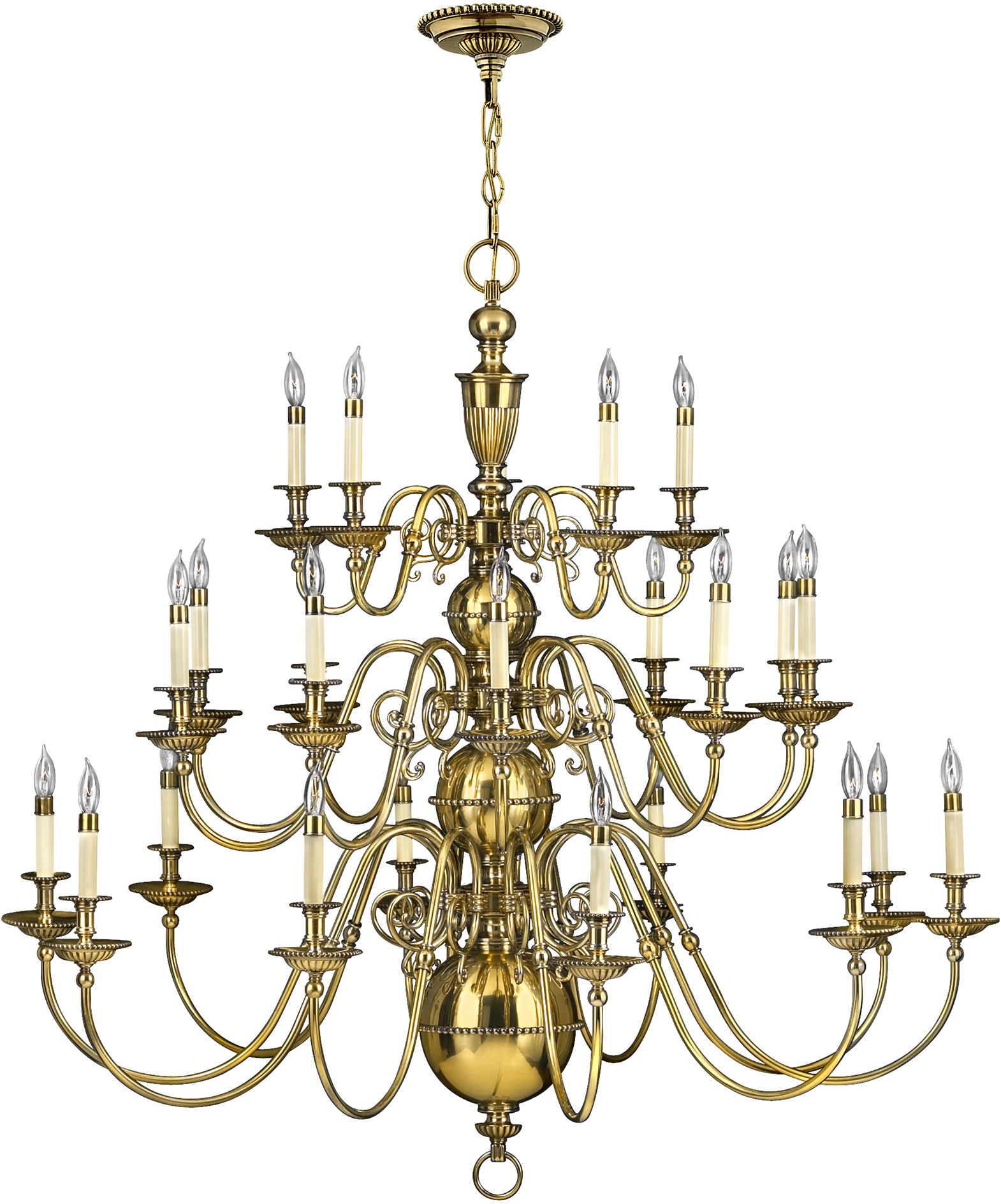 Elstead Lighting Cambridge Pendelleuchte x40 W messing HK-CAMBRIDGE25