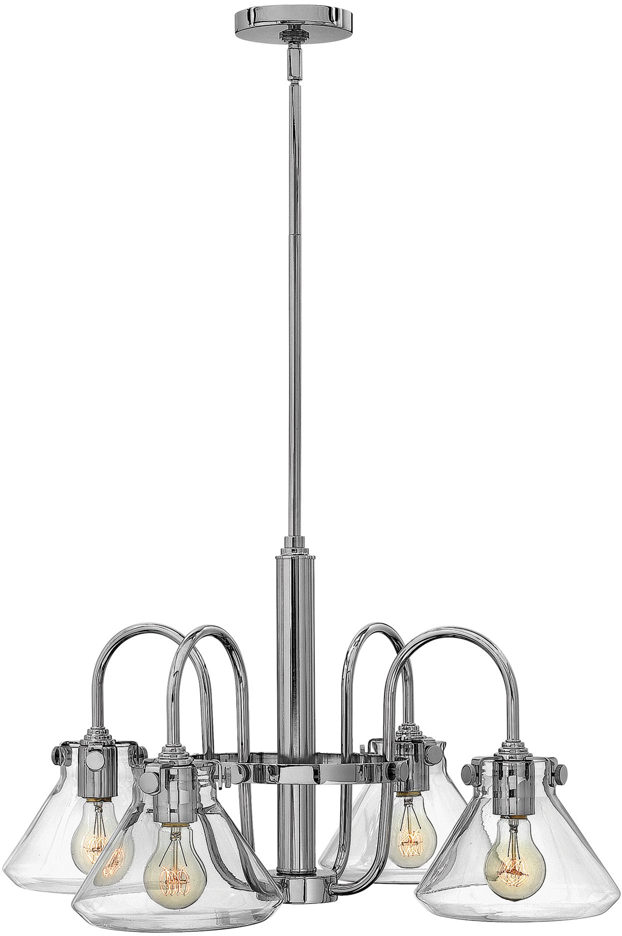Elstead Lighting Congress Pendelleuchte 4x60 W chrom HK-CONGRESS4-A-CM