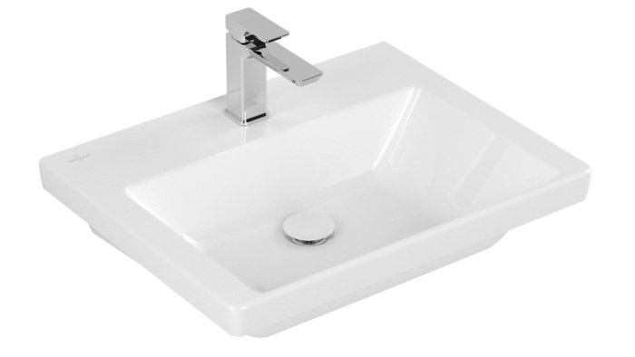 Villeroy & Boch Subway 3.0 umywalka 60x47 cm prostokątna meblowa biała 4A7061R1