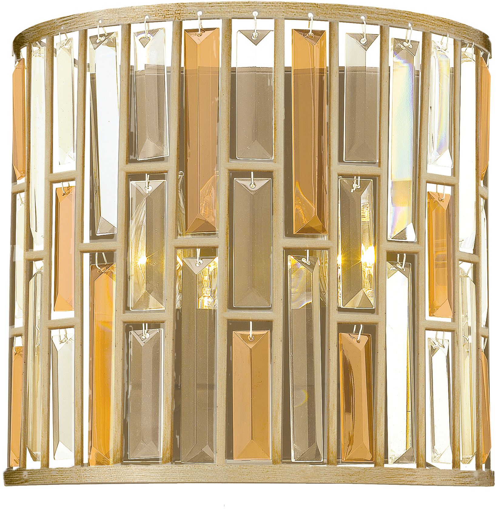 Elstead Lighting Gemma Leuchter 2x60 W silber HK-GEMMA2-A-SL