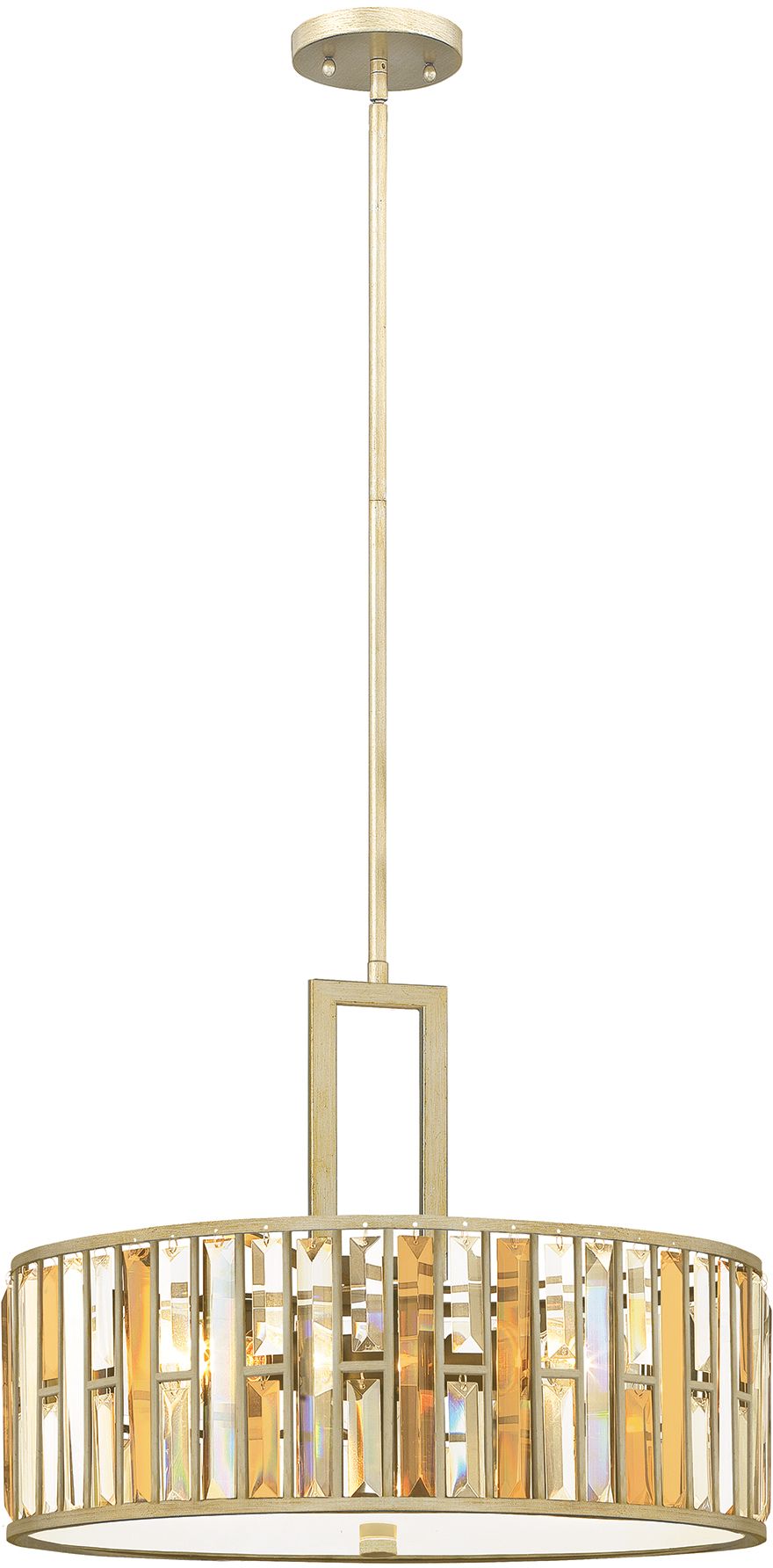 Elstead Lighting Gemma Pendelleuchte 3x60 W silber HK-GEMMA-P-C-SL