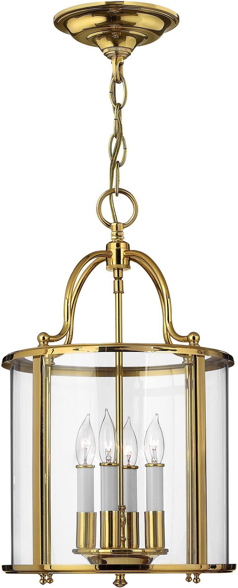 Elstead Lighting Gentry Pendelleuchte 4x60 W messing HK-GENTRY-P-M-PB