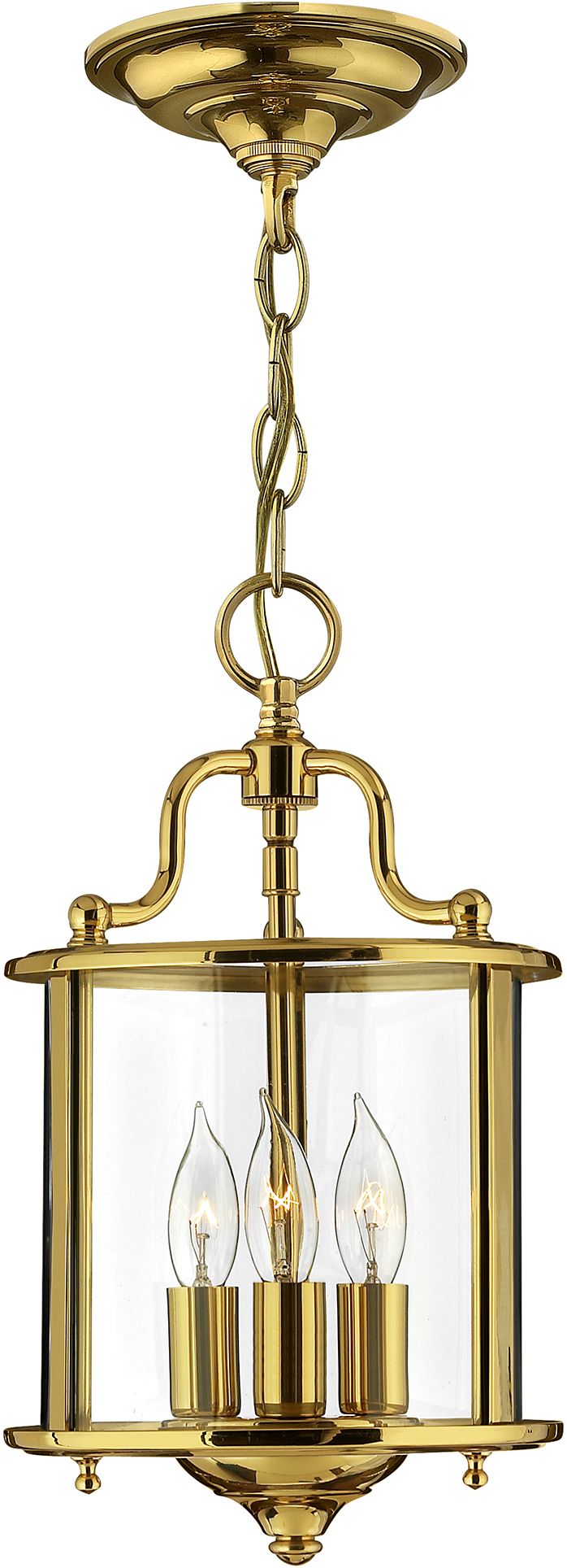 Elstead Lighting Gentry Pendelleuchte 3x60 W messing HK-GENTRY-P-S-PB