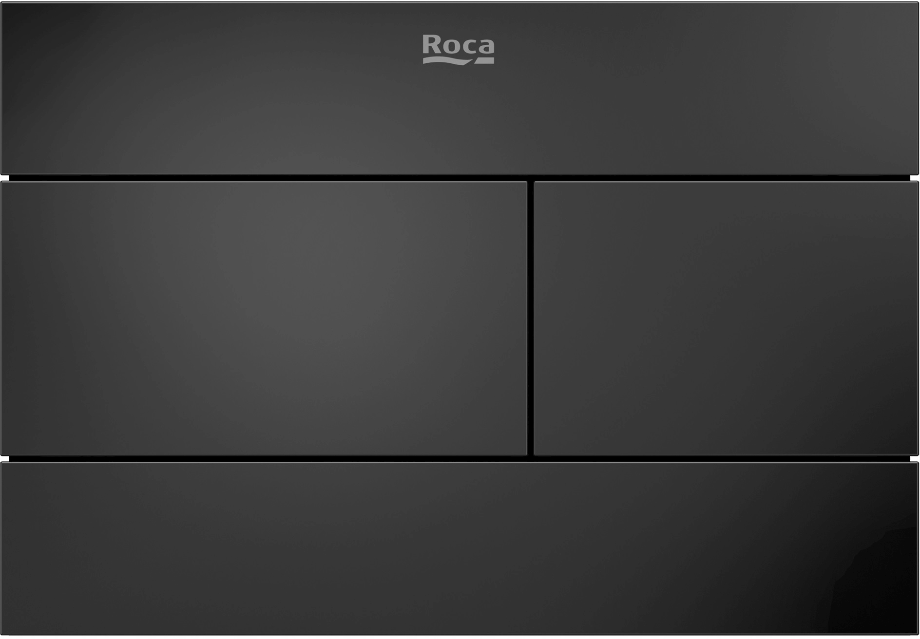 Roca Duplo S Betätigungsplatte für Toilette schwarz A8902243CN