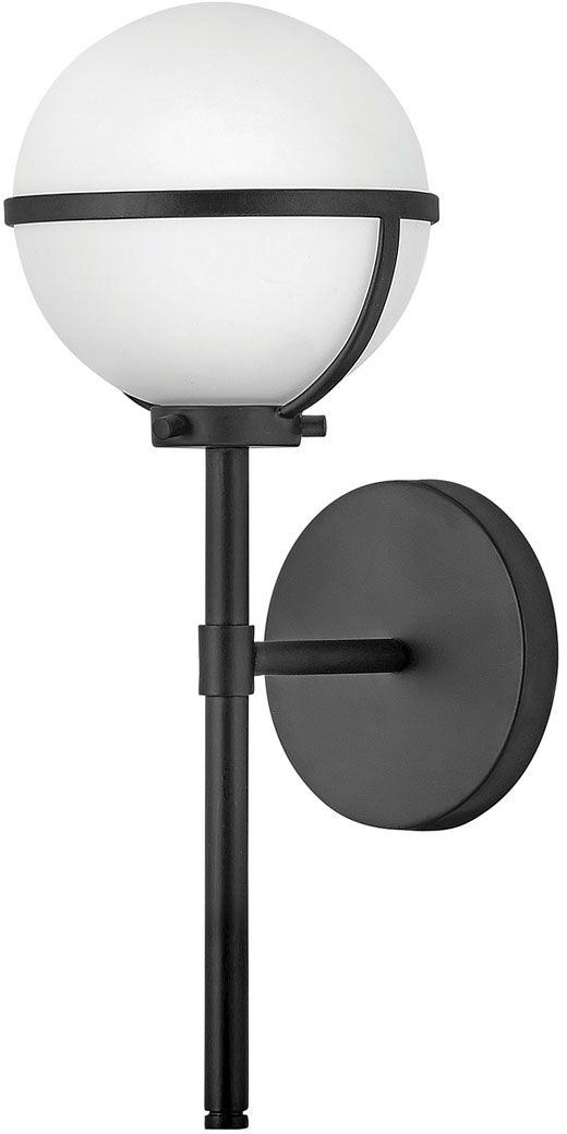 Elstead Lighting Hollis Leuchter 1x40 W weiß-schwarz HK-HOLLIS1-O-BK-BATH