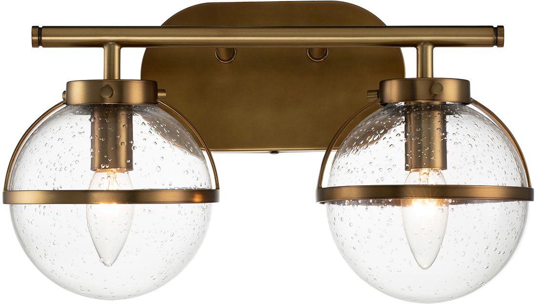 Elstead Lighting Hollis Leuchter 2x40 W messing HK-HOLLIS2-C-HB-BATH