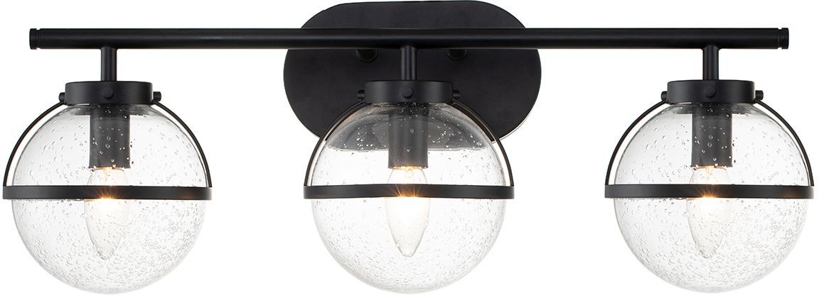 Elstead Lighting Hollis Leuchter 3x40 W schwarz HK-HOLLIS3-C-BK-BATH