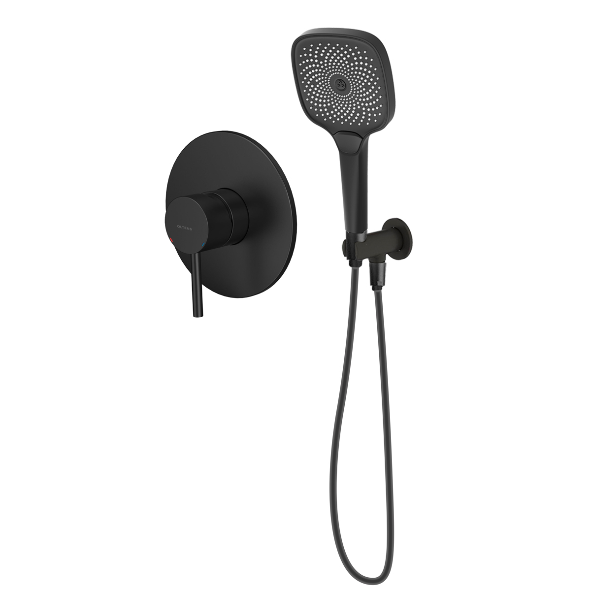Set Duschbatterie Oltens Molle 33100300, Handbrause Oltens Havis EasyClick 37108300, 39304300, 37200300