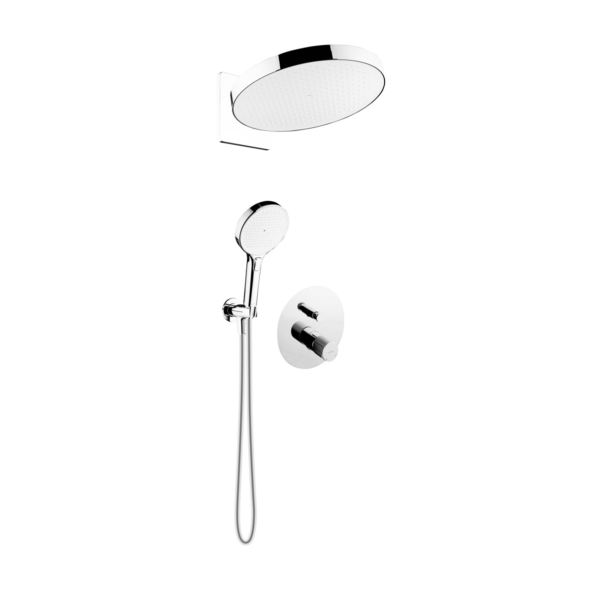 Set Kopfbrause Oltens Regna 37009100, Badewannen- und Duscharmatur Oltens Hamnes 34106100, 39403100, 37109100, 39304100, 37200100