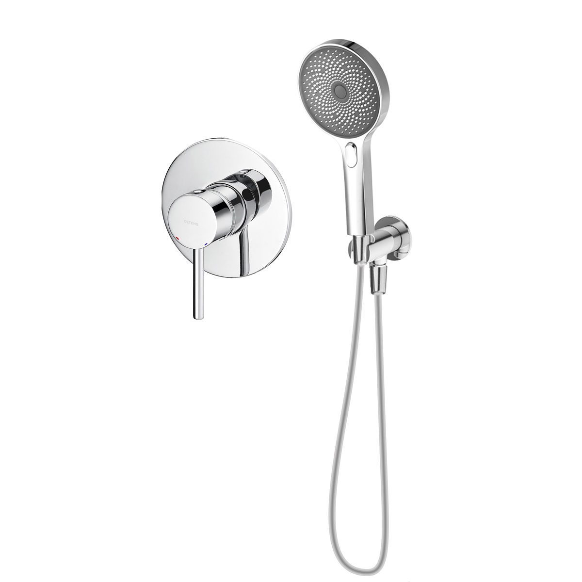 Set Duschbatterie Oltens Molle 33100100, Handbrause Oltens Havis EasyClick 37107100, 39304100, 37200100