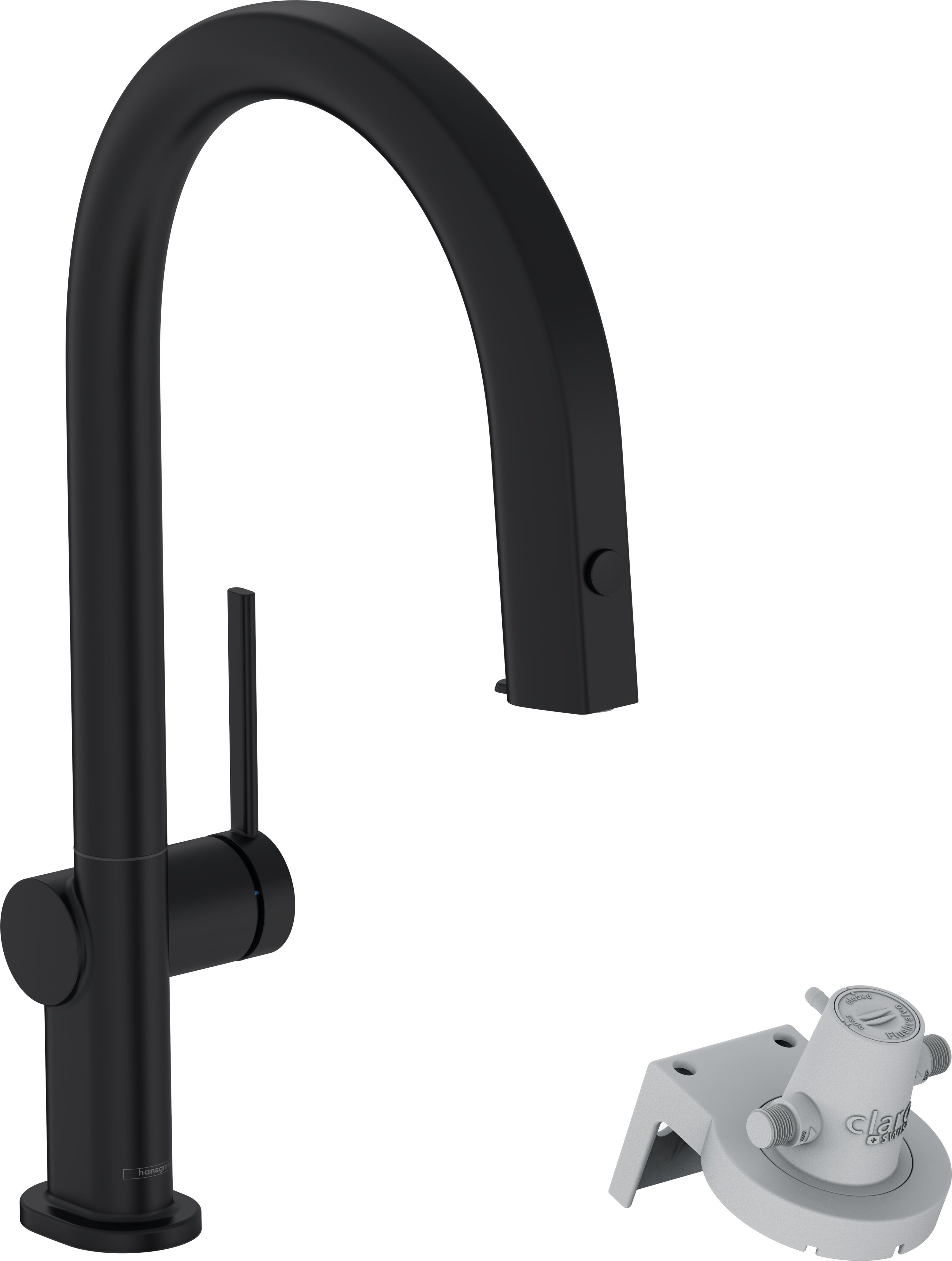 Hansgrohe Aqittura M91 Küchenarmatur mit Filter Stehend schwarz 76826670