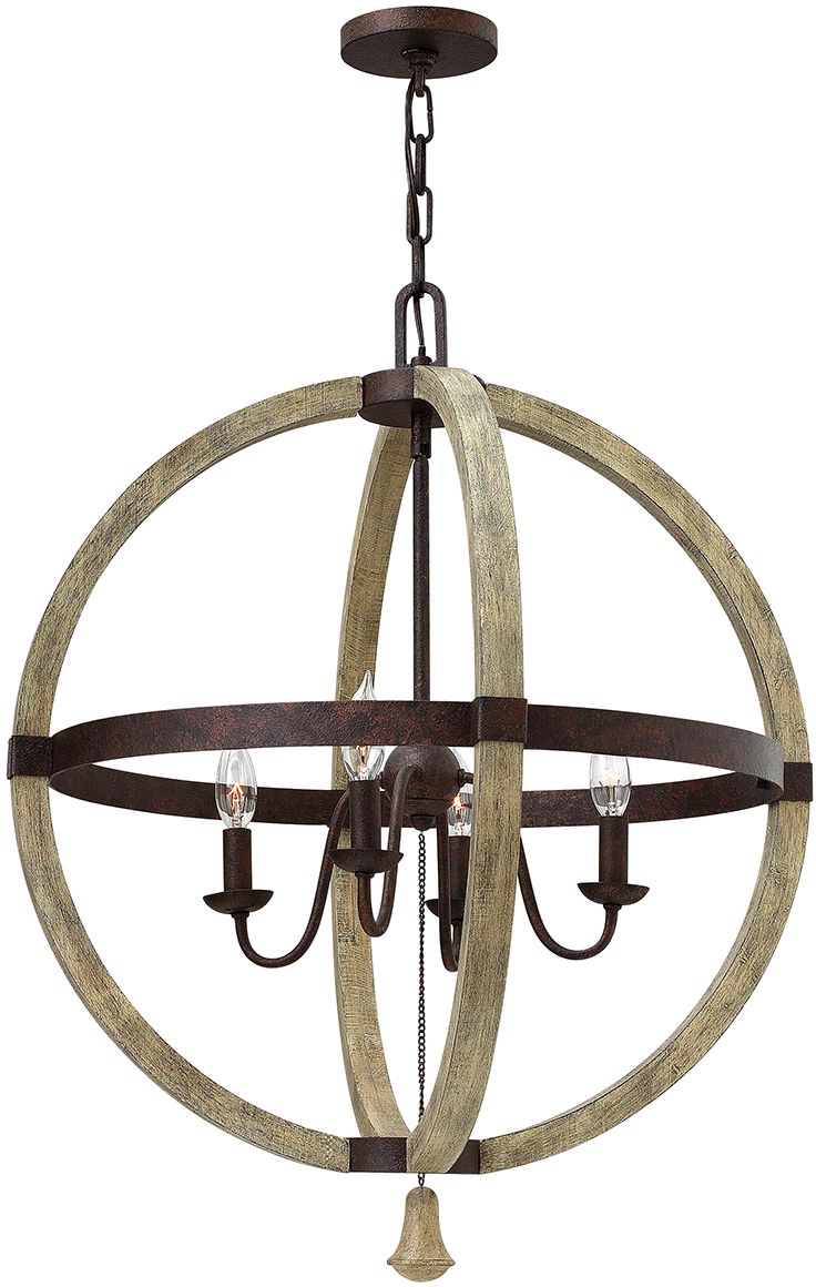 Elstead Lighting Middlefield Pendelleuchte 4x60 W eisen HK-MIDDLEFIELDP4