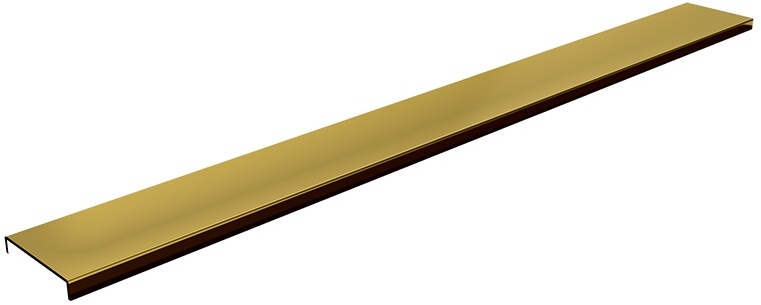 Schedpol Base Gold Shine Range Abdeckung Linienablauf 100 cm gold 10.054/DPZP